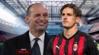 Zaniolo ke AC Milan Zaniolo dan pelatih AC Milan di stadion, kemungkinan transfer.