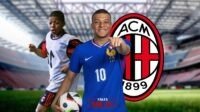 Kylian Mbappe Potensial Main di AC Milan Kylian Mbappe dengan seragam tim nasional Prancis di stadion.